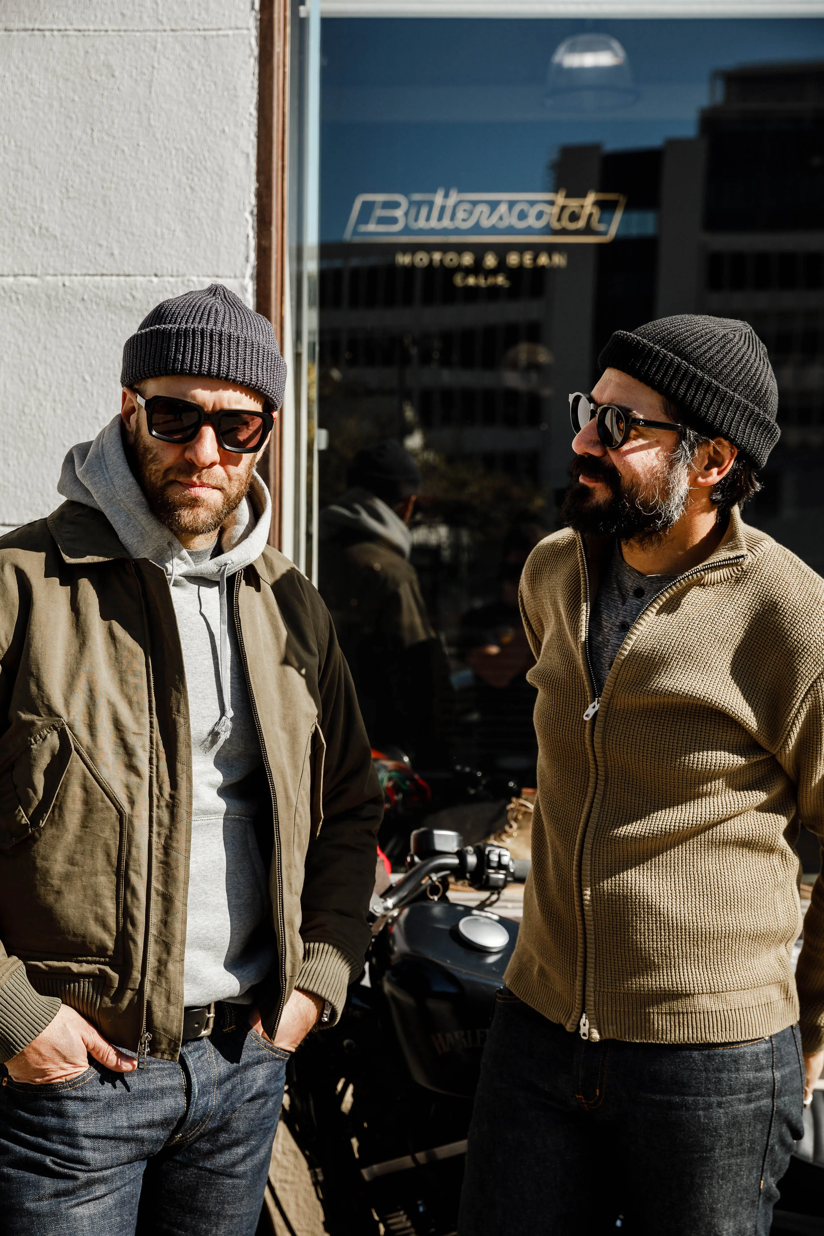 Addict Clothes - Cotton Waffle Drivers Knit - Oregano
