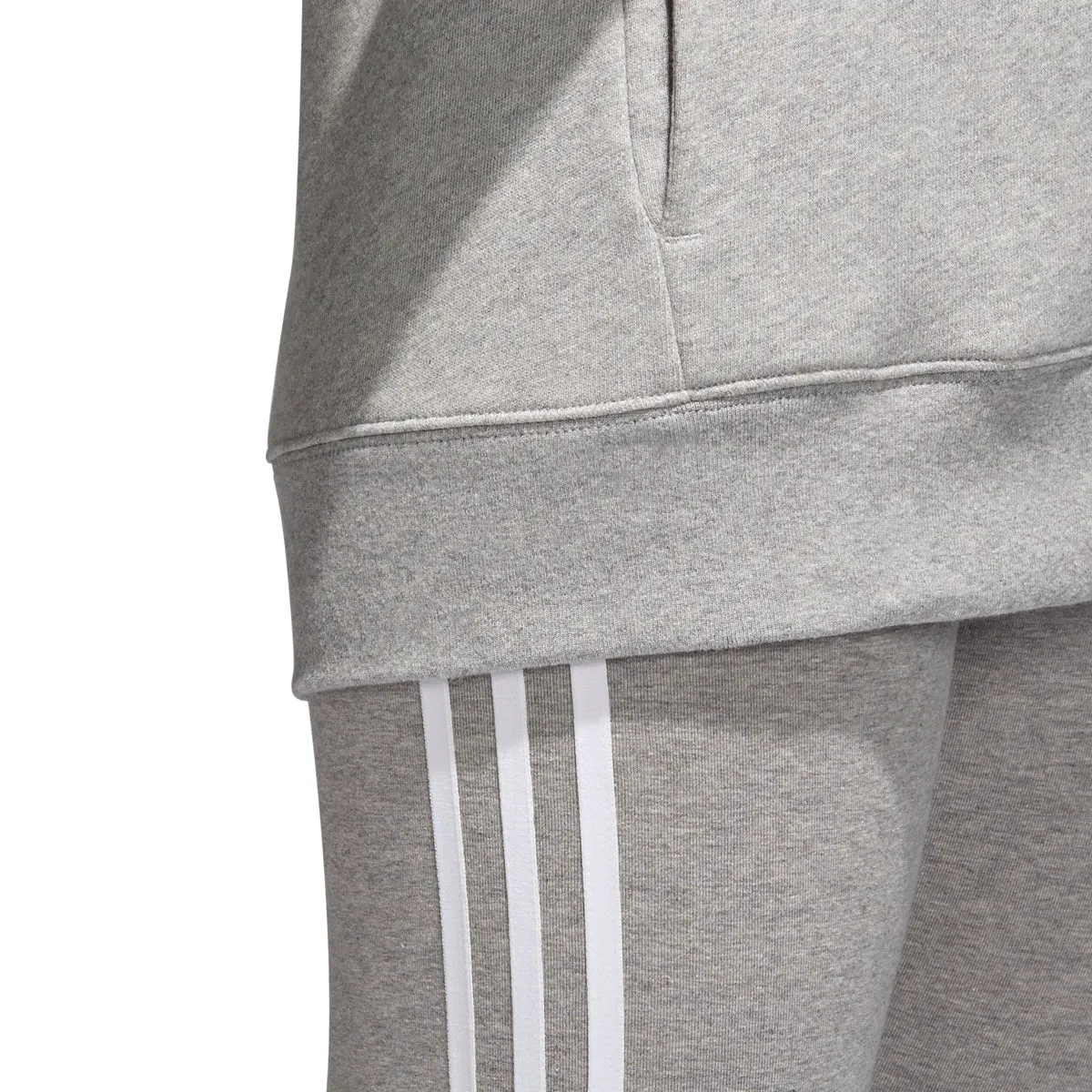 Adidas Originals Trefoil Women's Pull Over Hoodie Grey Heather/White