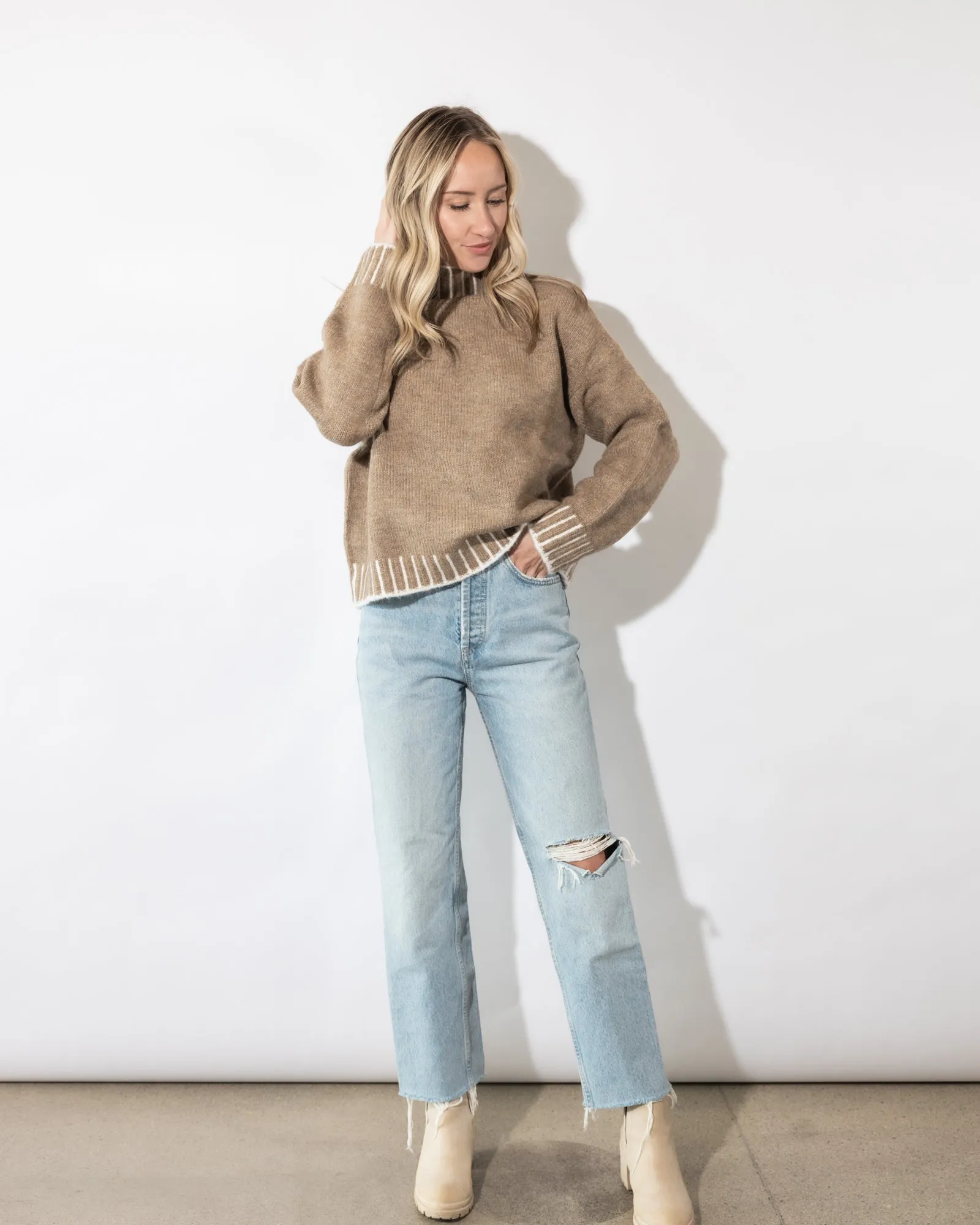 Alisha Stitched Sweater