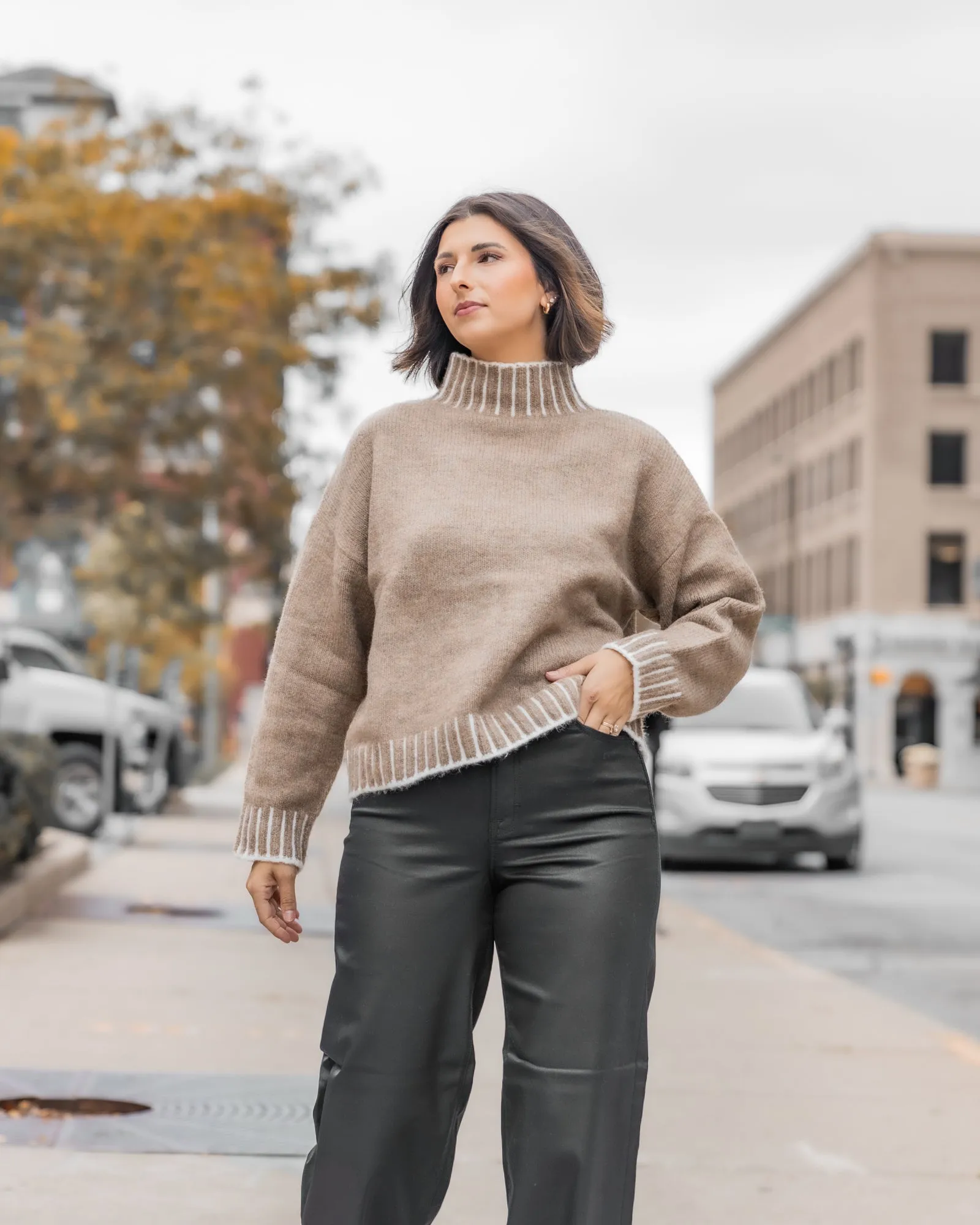 Alisha Stitched Sweater