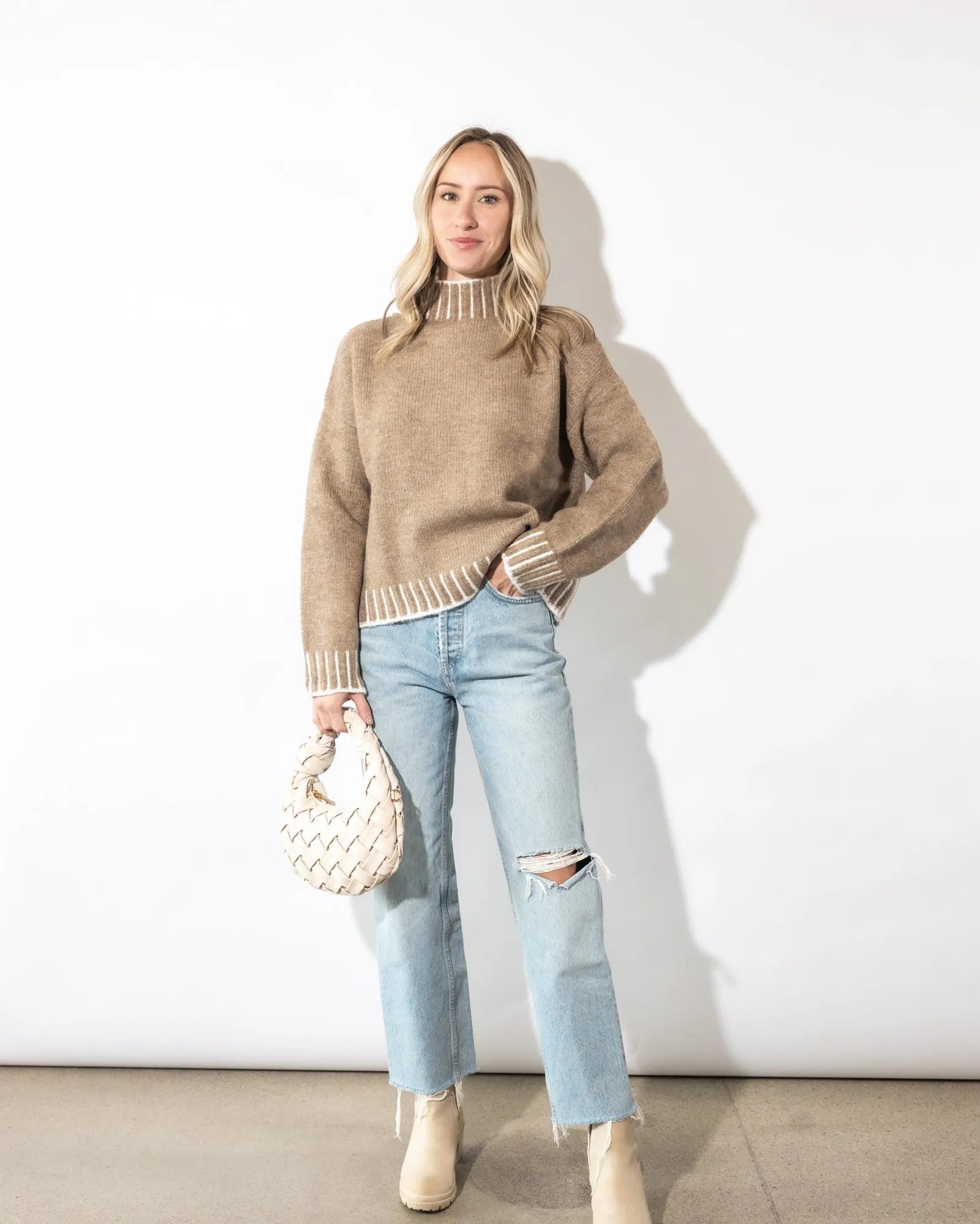 Alisha Stitched Sweater