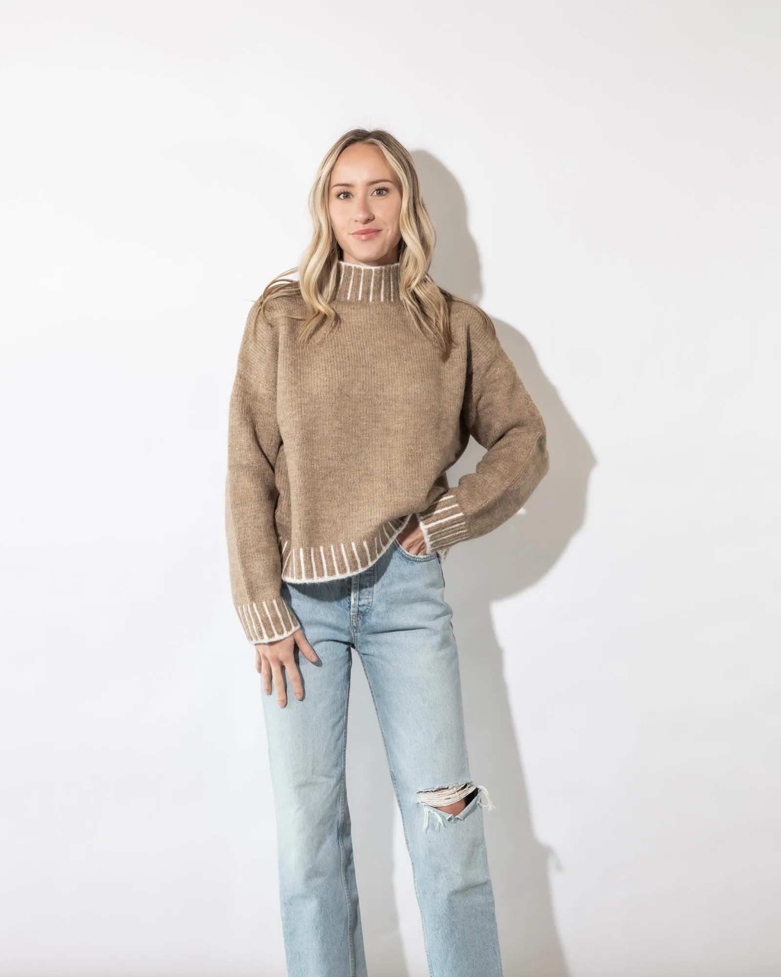 Alisha Stitched Sweater
