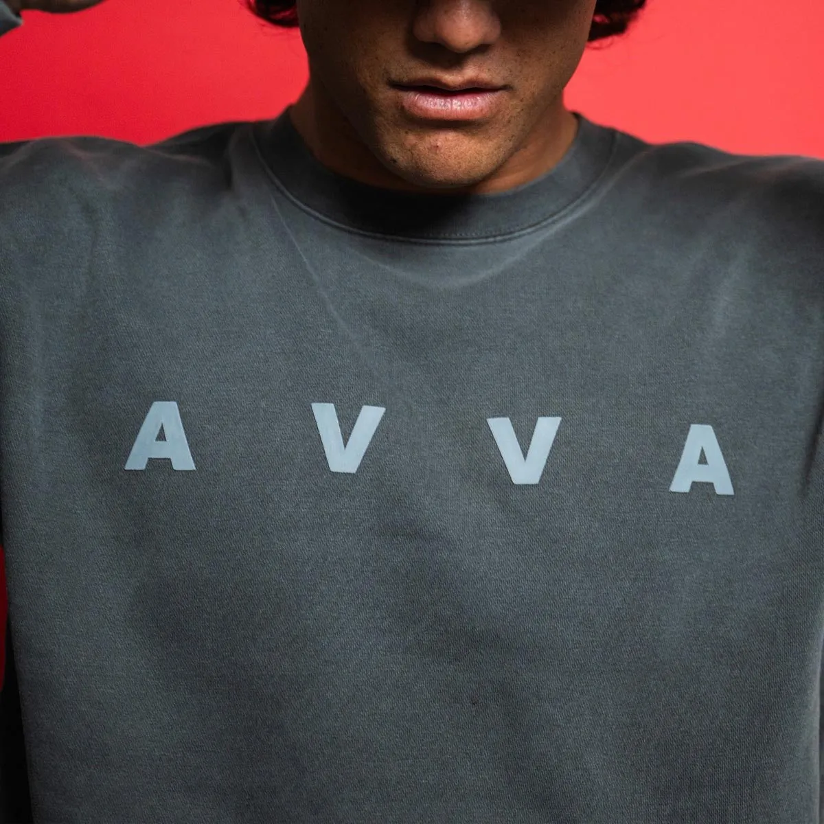 AVVA Battleground Crew Sweatshirt - Gunmetal Grey