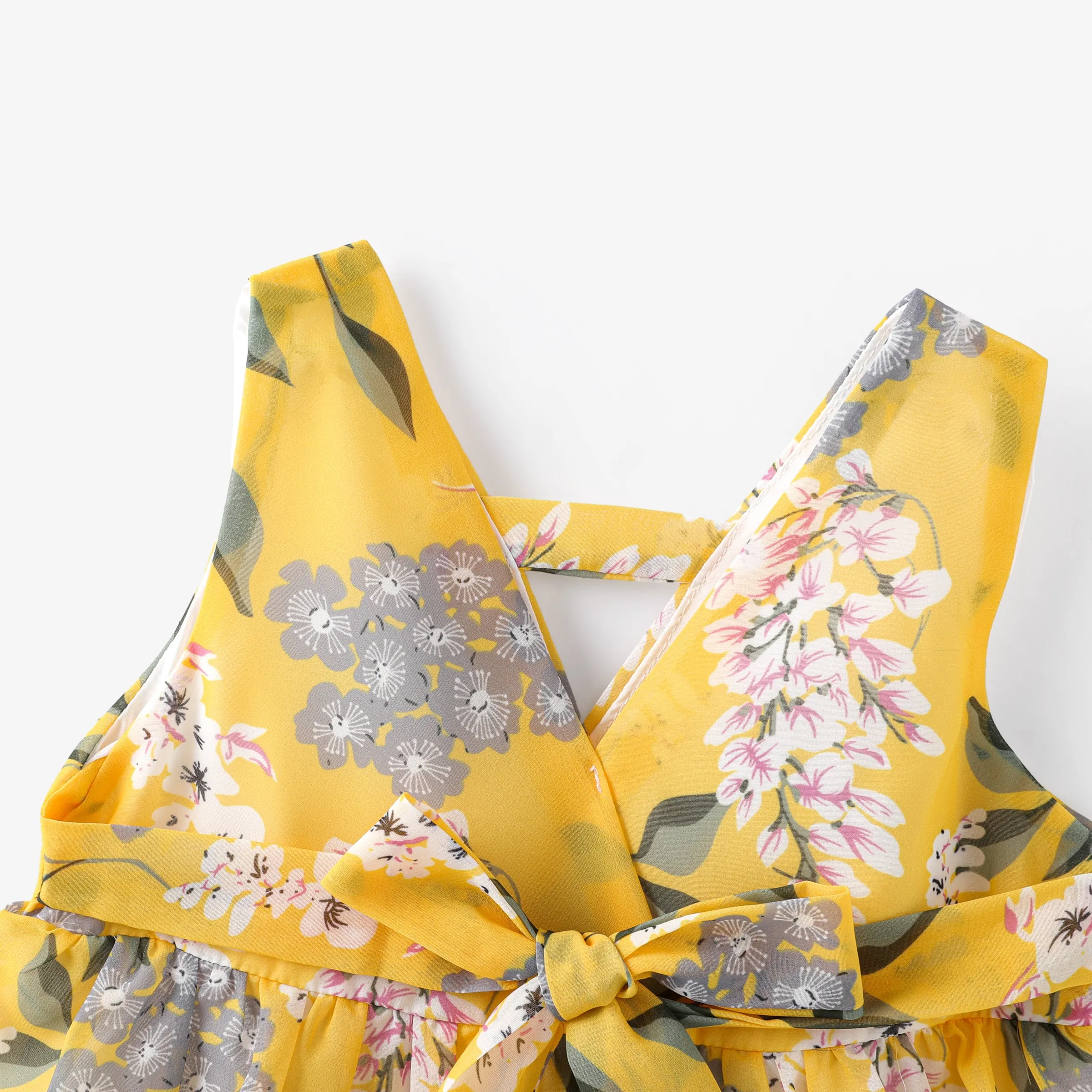Baby / Toddler Girl Pretty Floral Print Layered Dresses