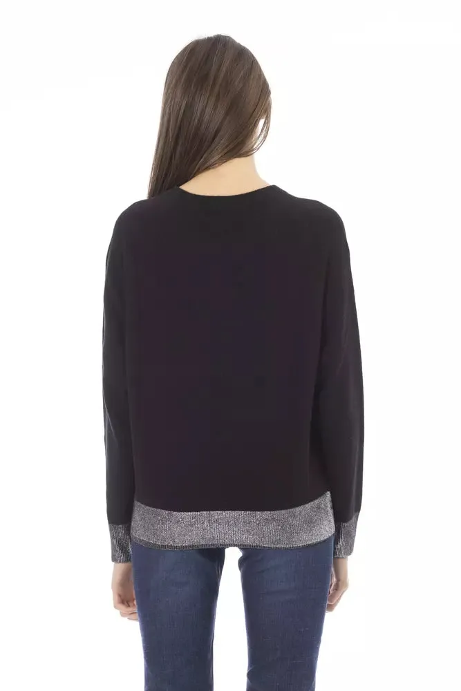 Baldinini Trend Black Wool Women's Sweater