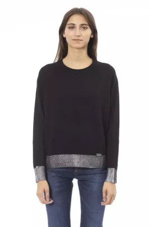 Baldinini Trend Black Wool Women's Sweater