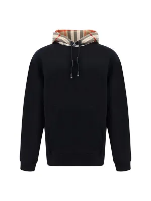 Burberry Elegant Oversize Black Samuel Hoodie