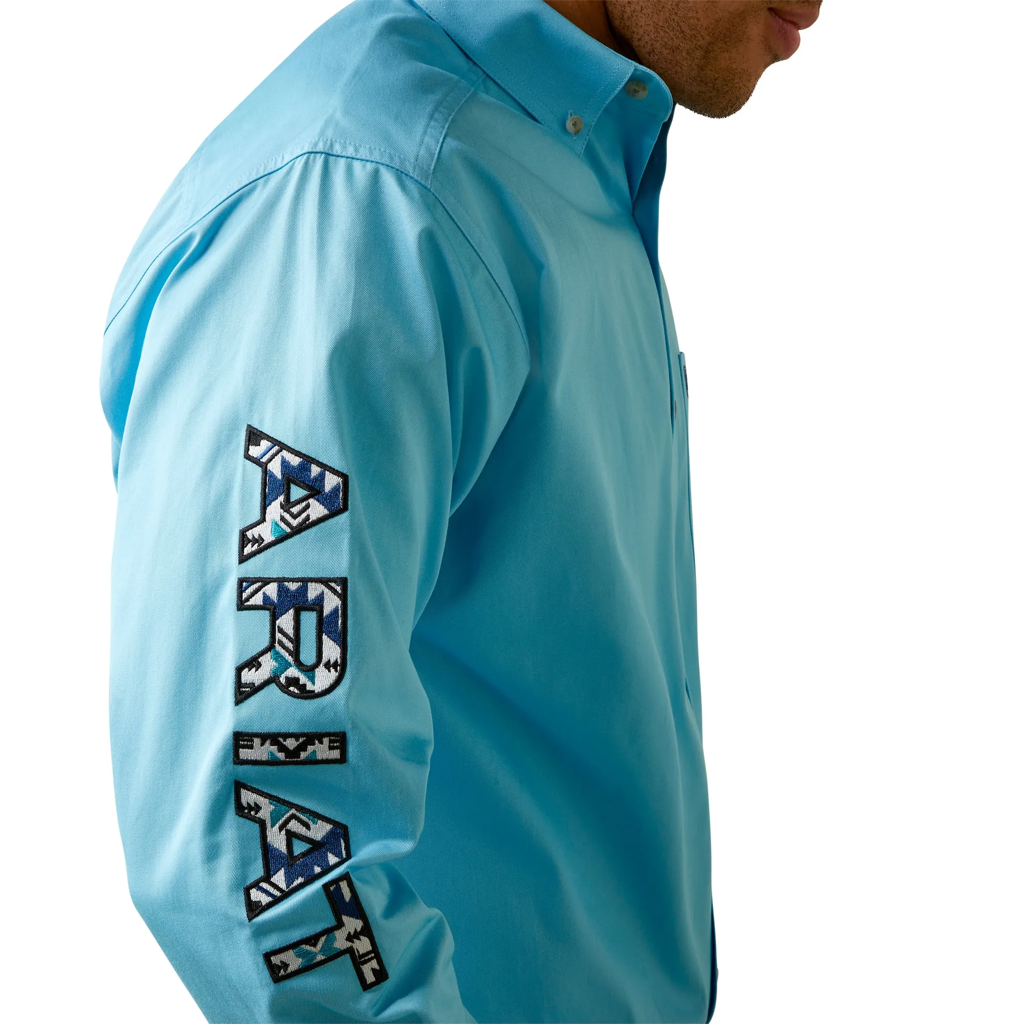 Cenote Aqua Team Logo Long Sleeve Shirt
