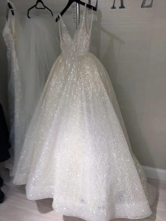 Charming Backless Sequined A Line Long Prom Dresses,Formal Women Dress PFP0003