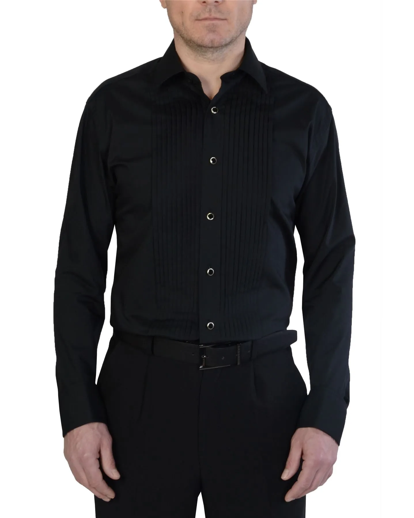Double Two Stitch Pleat Dress Shirt (5002)