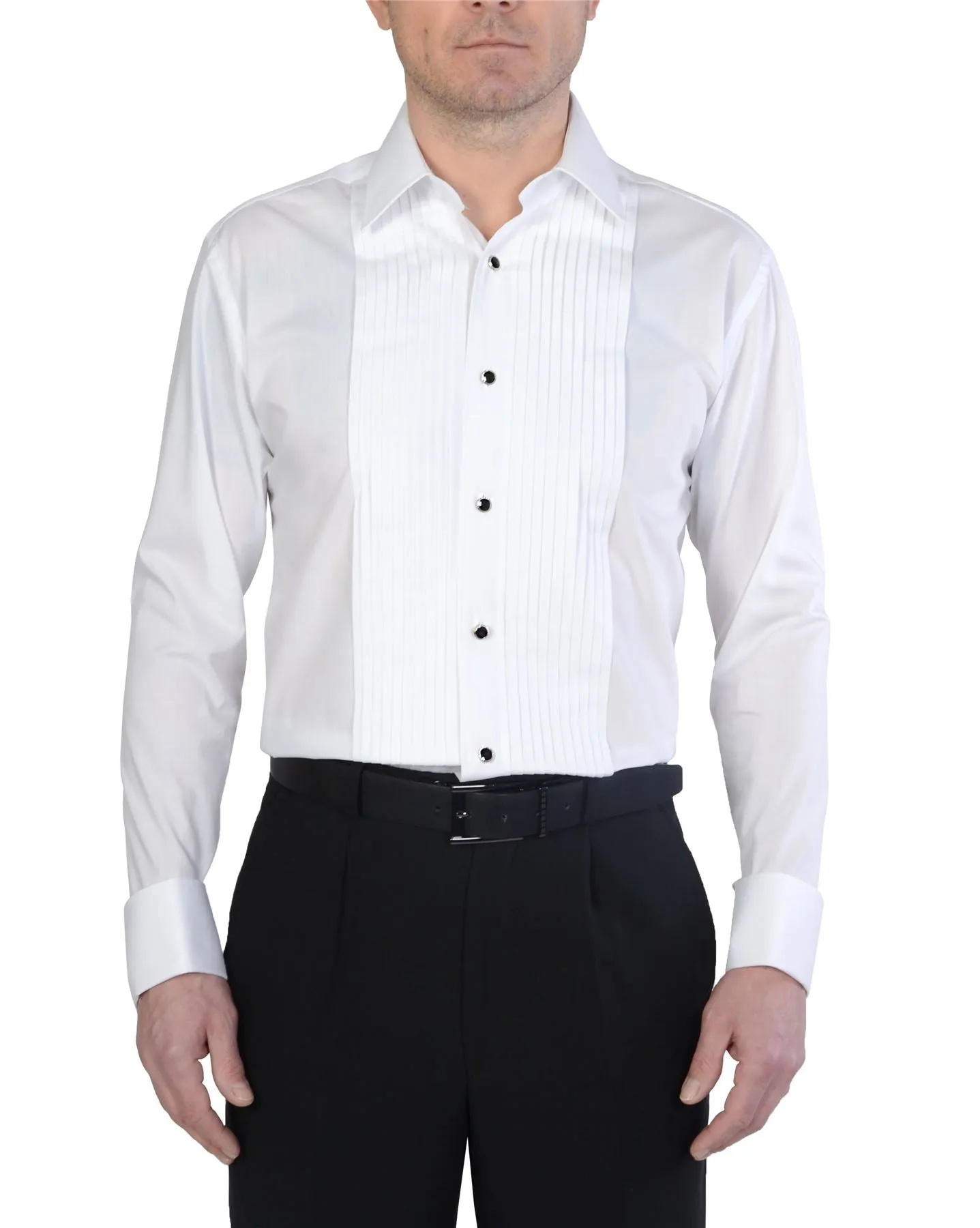 Double Two Stitch Pleat Dress Shirt (5002)