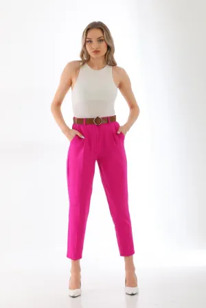 formal pants with Brown belt
