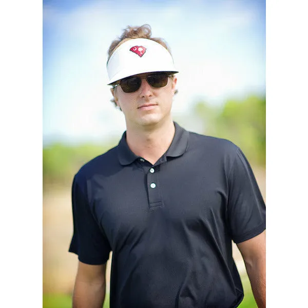 Georgia Athens Clubhouse Performance Polo Red