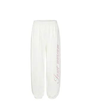 [INNERMUSEUM] Summer 23 Innermuseum Print Jogger Pants (WHITE)