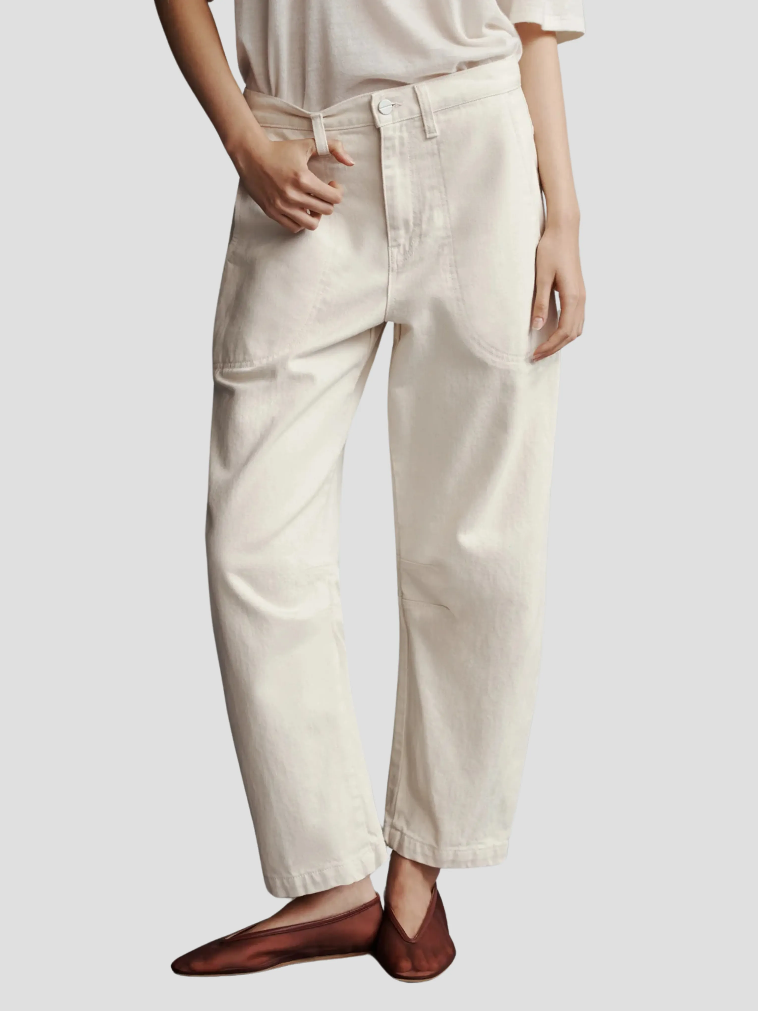 Jetties Beach Pant in Natural