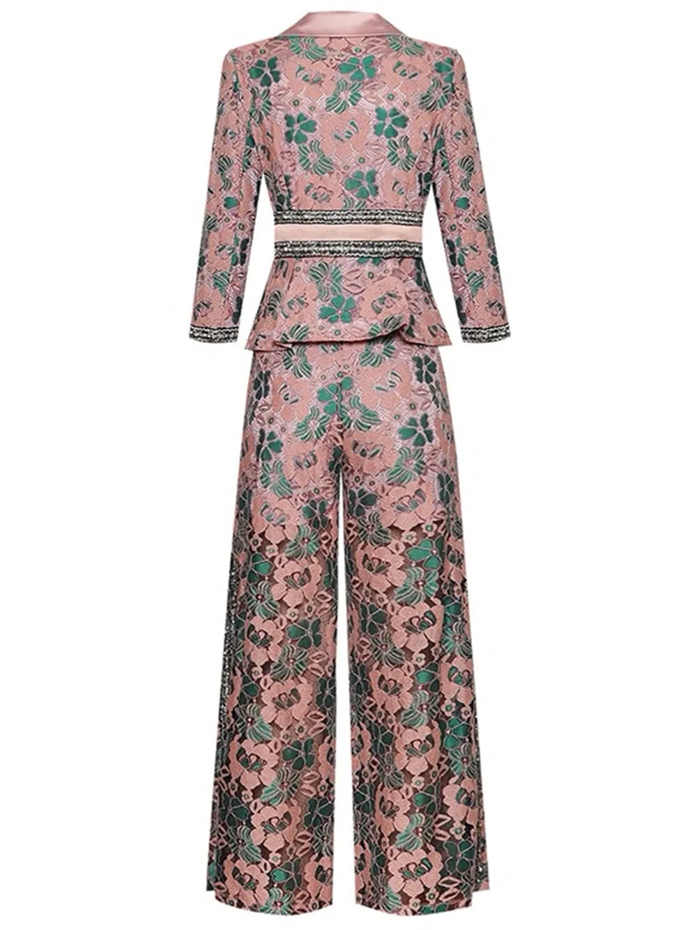 MICHIE Floral Print Pantsuits