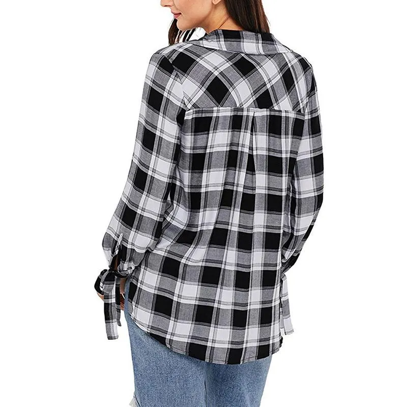 Plaid Button Casual Shirt