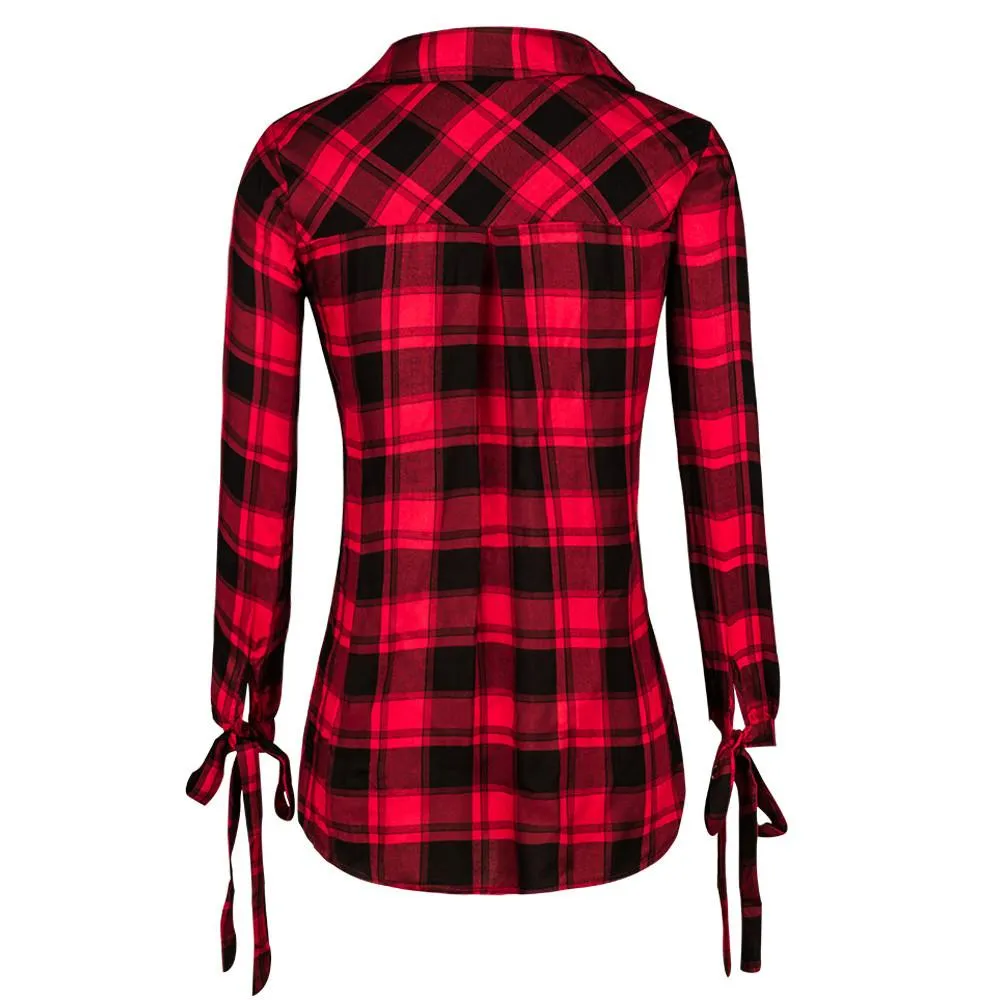 Plaid Button Casual Shirt