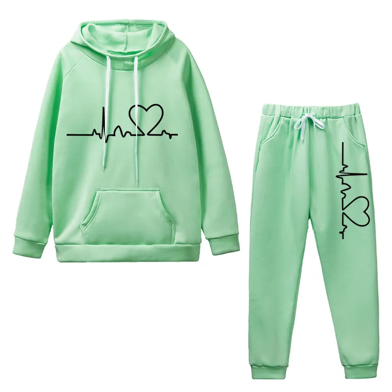Pleasant and comfortable Set | Soft hoodie   long pants