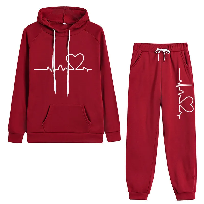 Pleasant and comfortable Set | Soft hoodie   long pants