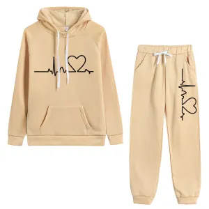Pleasant and comfortable Set | Soft hoodie   long pants