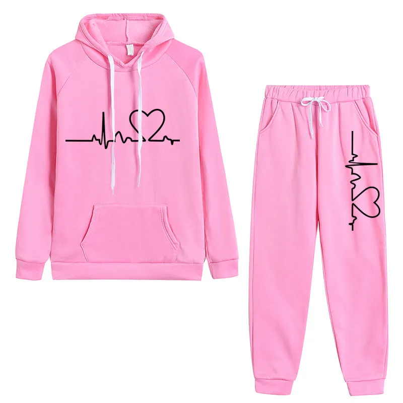Pleasant and comfortable Set | Soft hoodie   long pants