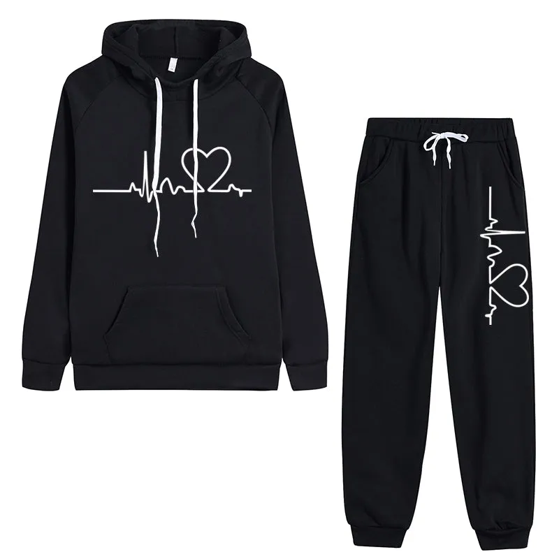 Pleasant and comfortable Set | Soft hoodie   long pants