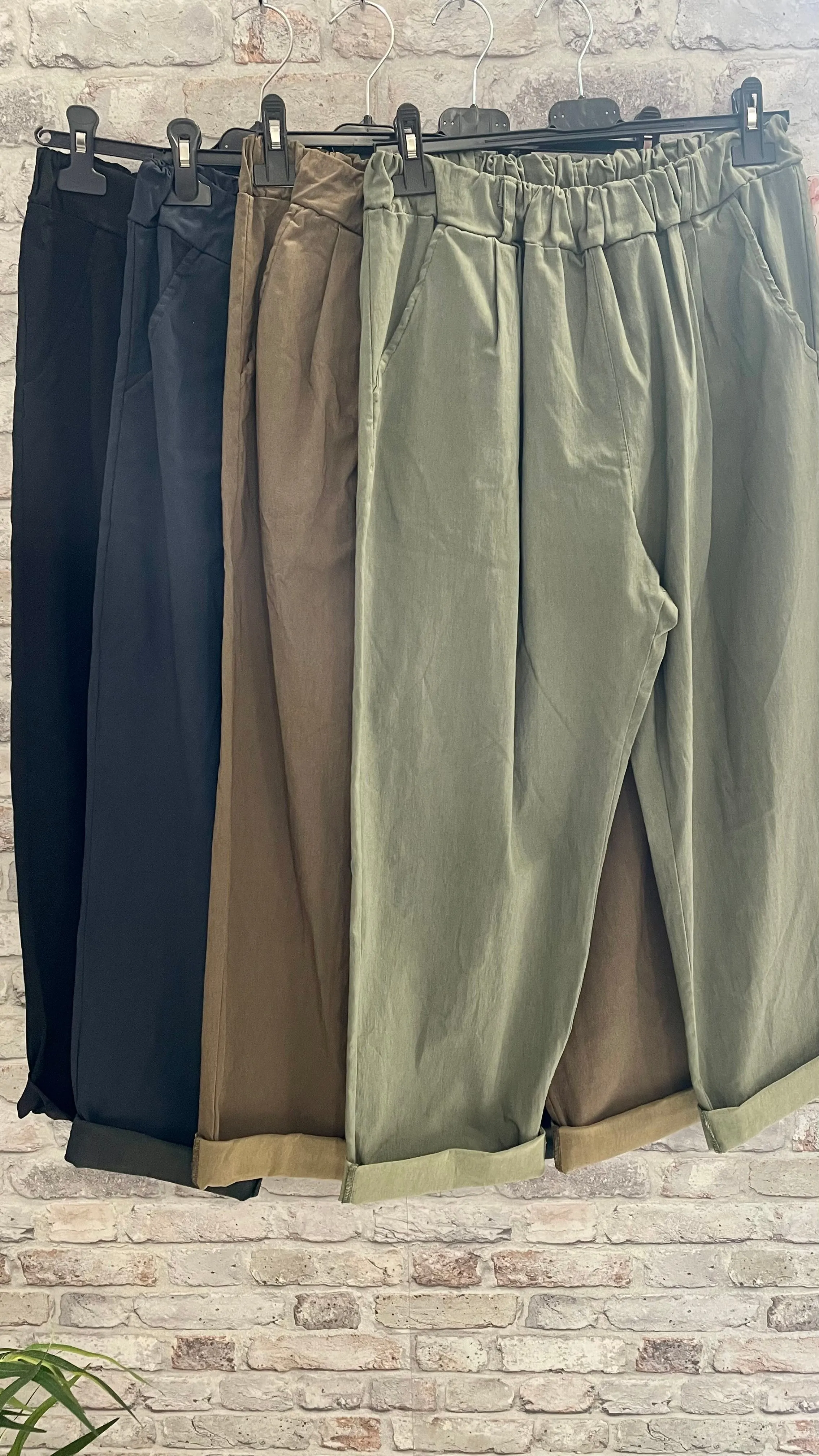 Plus Belt Loop Magic Trousers