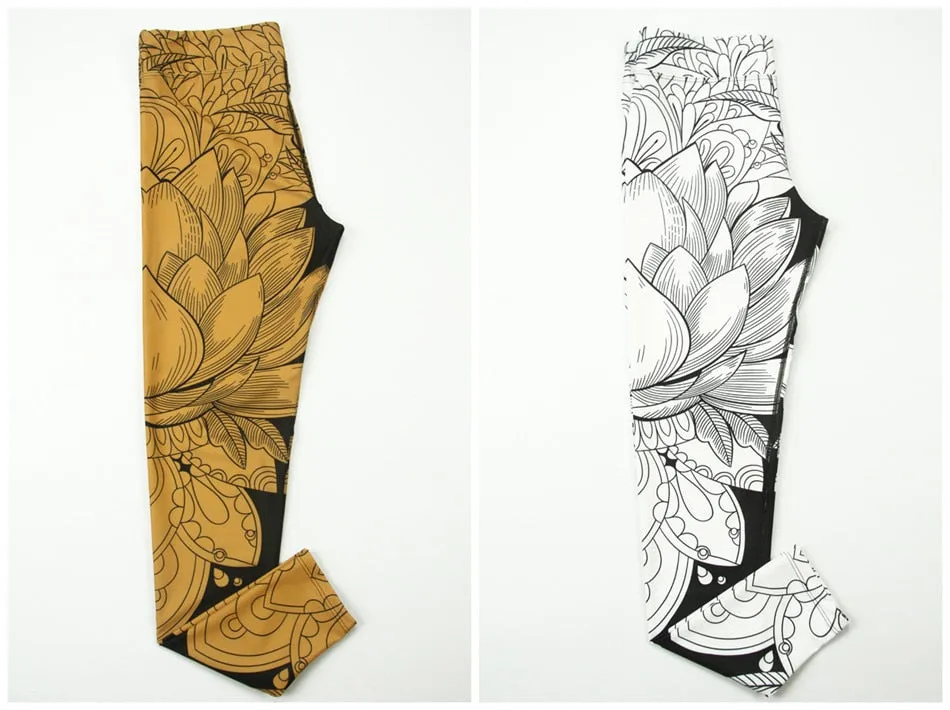 Print Yoga Women Unique Fitness Leggings