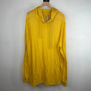 Rick Owens Yellow Edfu Ultra Thin Hoodie