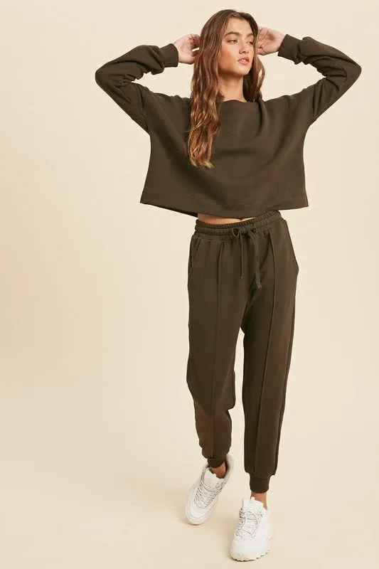 Sunday Morning Sweat Pants - Mocha