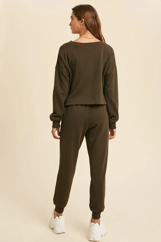 Sunday Morning Sweat Pants - Mocha