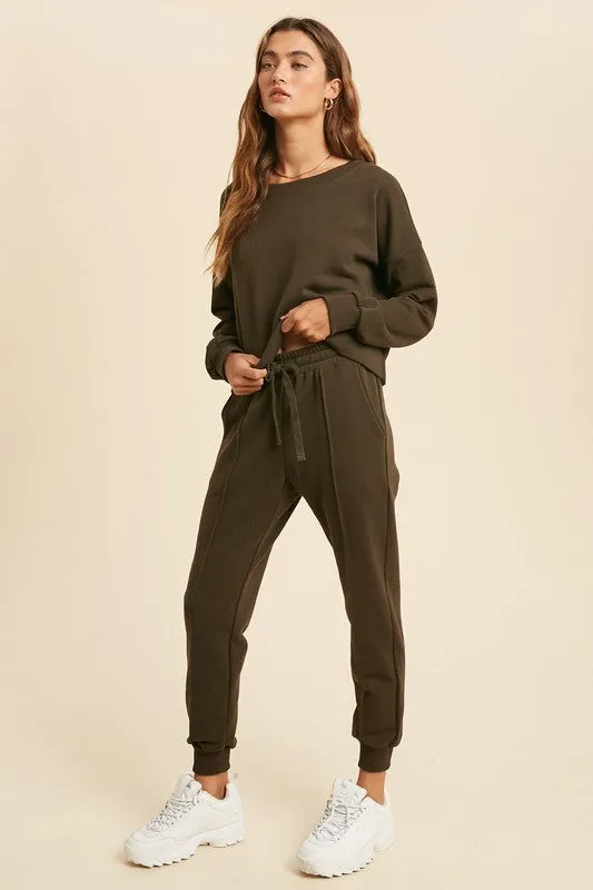 Sunday Morning Sweat Pants - Mocha